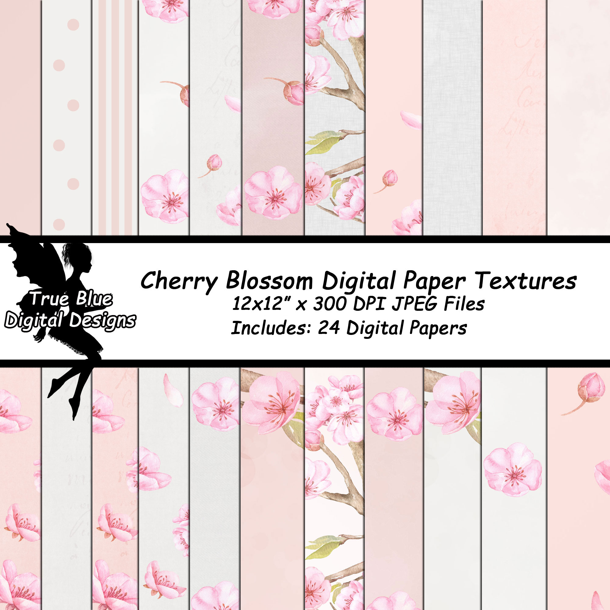 Cherry Blossom Digital Paper