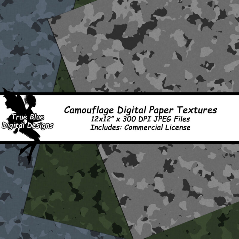 Camouflage Digital Paper Textures-Camo-Digital Paper-Army Colored Digital Paper-Camouflage Textures-Camo Textures-Camp Paper