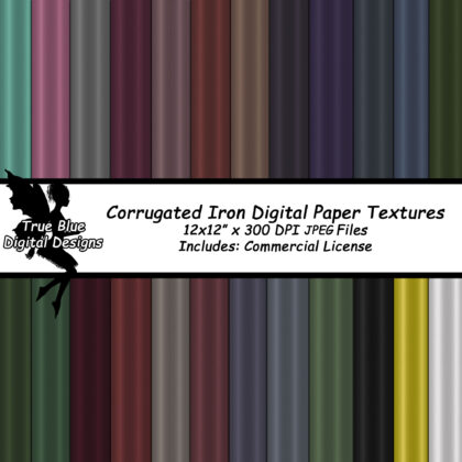 Corrugated Iron Digital Paper Textures-Corrugated Iron-Corrugated Iron Textures-Seamless Textures-Corrugated Iron Paper-Scrapbook Paper