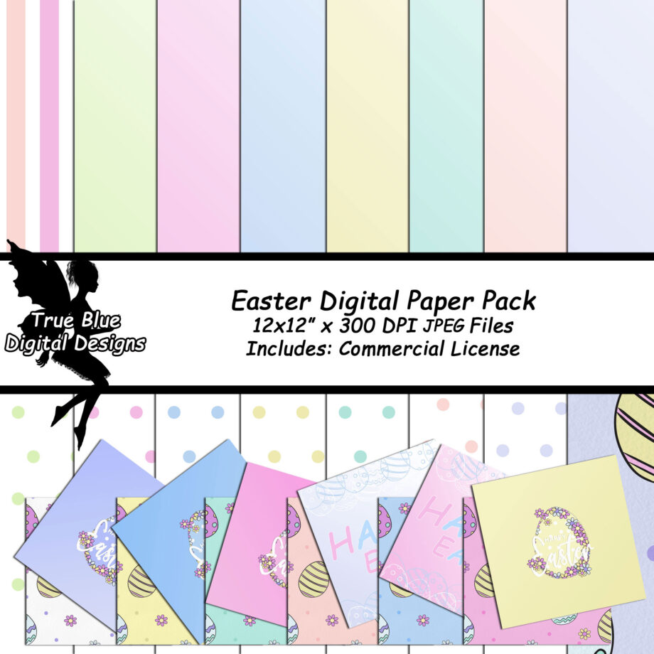 Easter Themed Digital Paper-Easter Paper-Easter-Happy Easter-Paper With Easter Eggs-Scrapbook Easter Paper-Printable Easter Paper