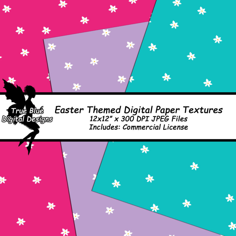 Easter Themed Digital Paper Textures-Easter Paper-Easter-Happy Easter-Paper With Easter Eggs-Scrapbook Easter Paper