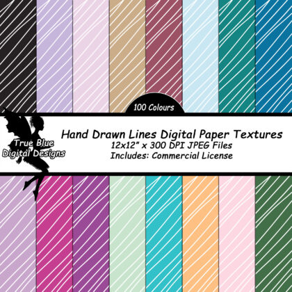 Hand Drawn Lines-Hand Drawn Lines Digital Paper-Lined Digital Paper-Digital Scrapbook Paper-Hand Drawn Lines Paper-Digital Paper-Lined Paper