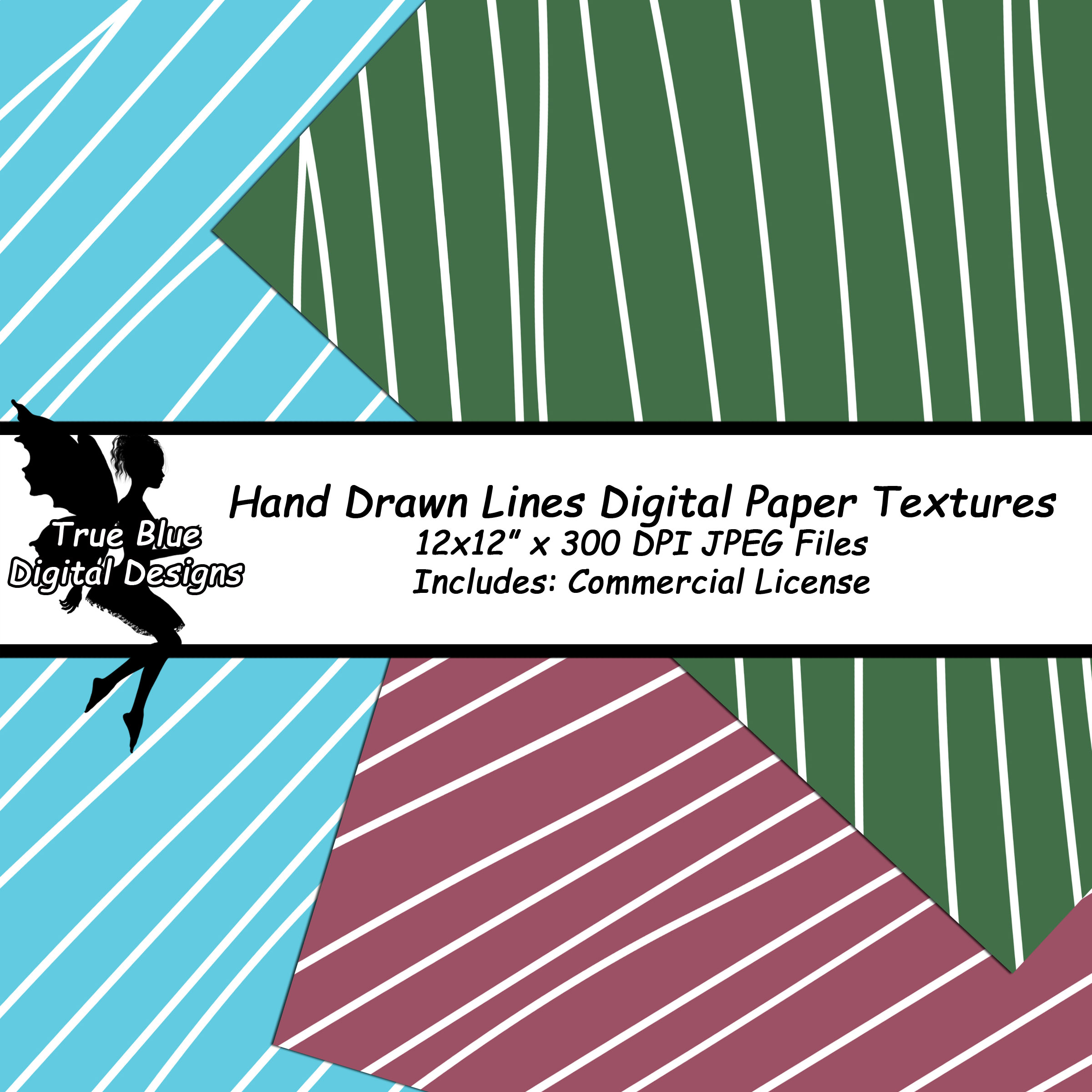 Hand Drawn Lines-Hand Drawn Lines Digital Paper-Lined Digital Paper-Digital Scrapbook Paper-Hand Drawn Lines Paper-Digital Paper-Lined Paper