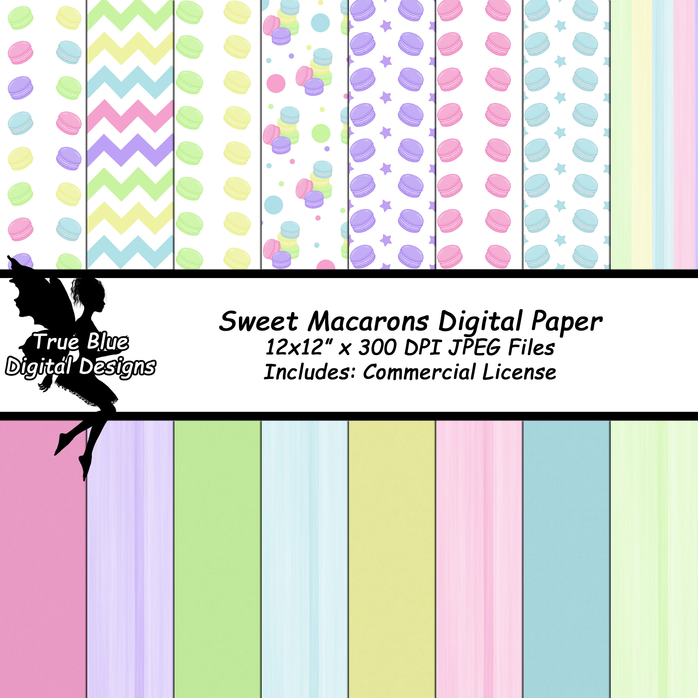 Macaron Digital Paper