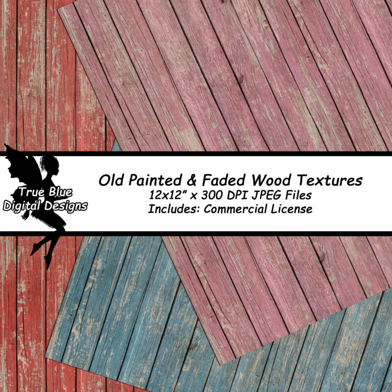 Old Painted Wood Texures-Faded Wood Textures-Old Wood Digital Paper-Painted Wood Digital Paper-Old Wood Backgrounds-Digital Paper