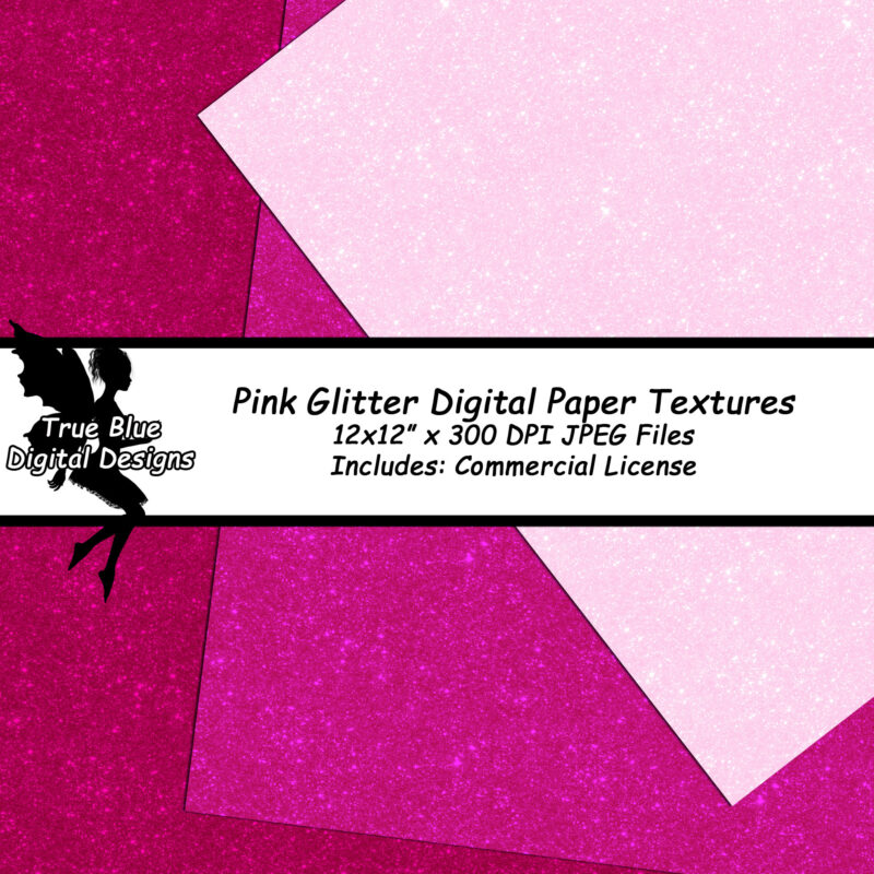 Pink Glitter Digital Paper Textures-Pink Glitter-Pink Glitter Paper-Scrapbook Paper-Scrapbook Glitter Paper-Shiny Paper-Paper With Sparkles