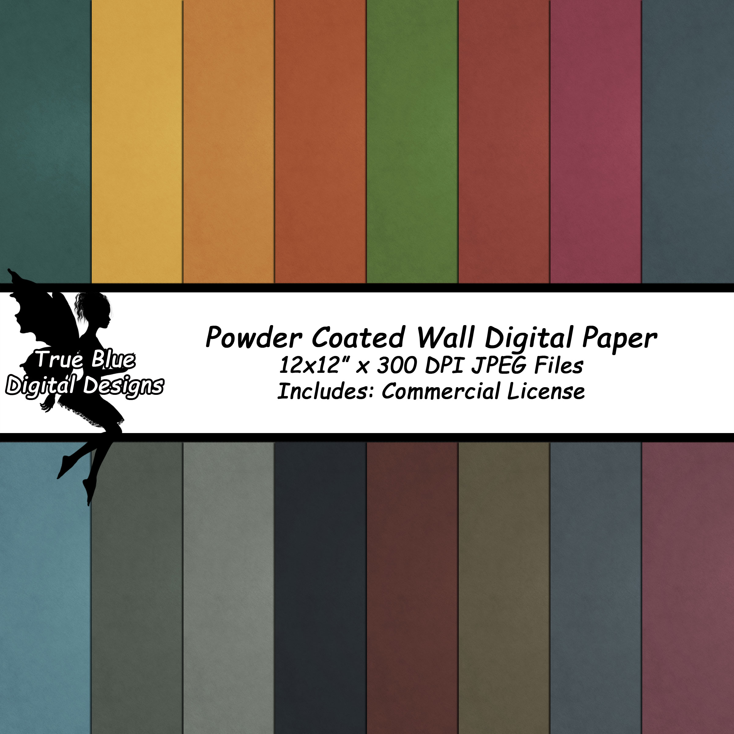 Powder Coated Walls Digital Paper