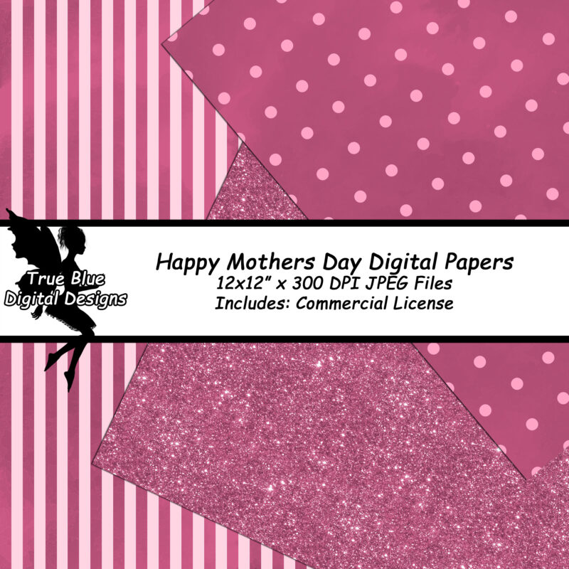 Happy Mothers Day-Digital Paper-Mothers Day Gift-For Her-Mothers Day-Mothers Day Digital Paper-Digital Scrapbook Paper-Scrapbook Paper