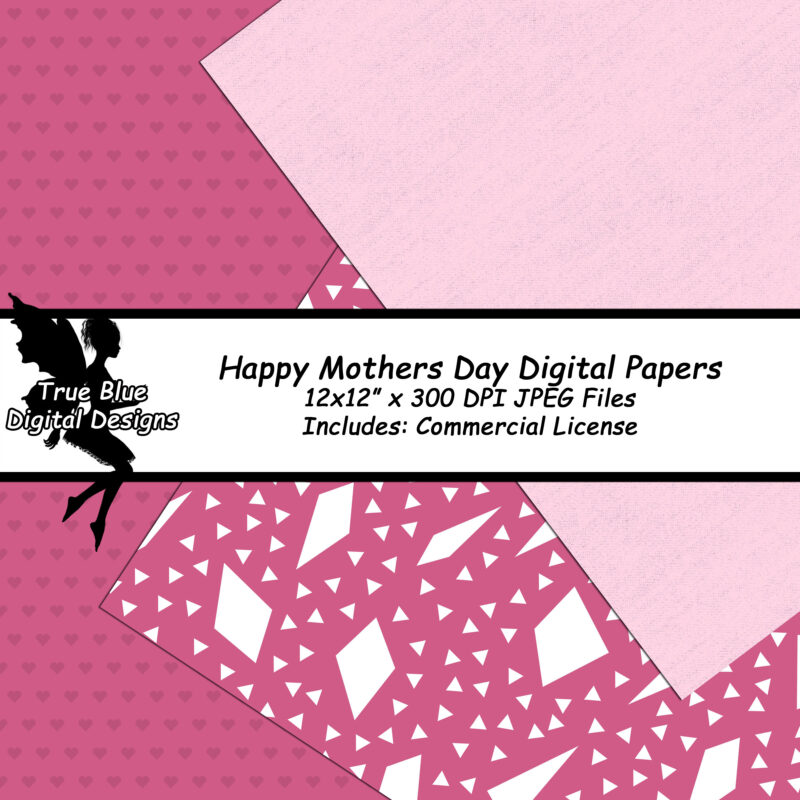 Happy Mothers Day-Digital Paper-Mothers Day Gift-For Her-Mothers Day-Mothers Day Digital Paper-Digital Scrapbook Paper-Scrapbook Paper